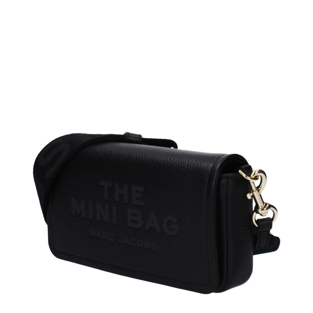 Mini Black Leather Crossbody Bag