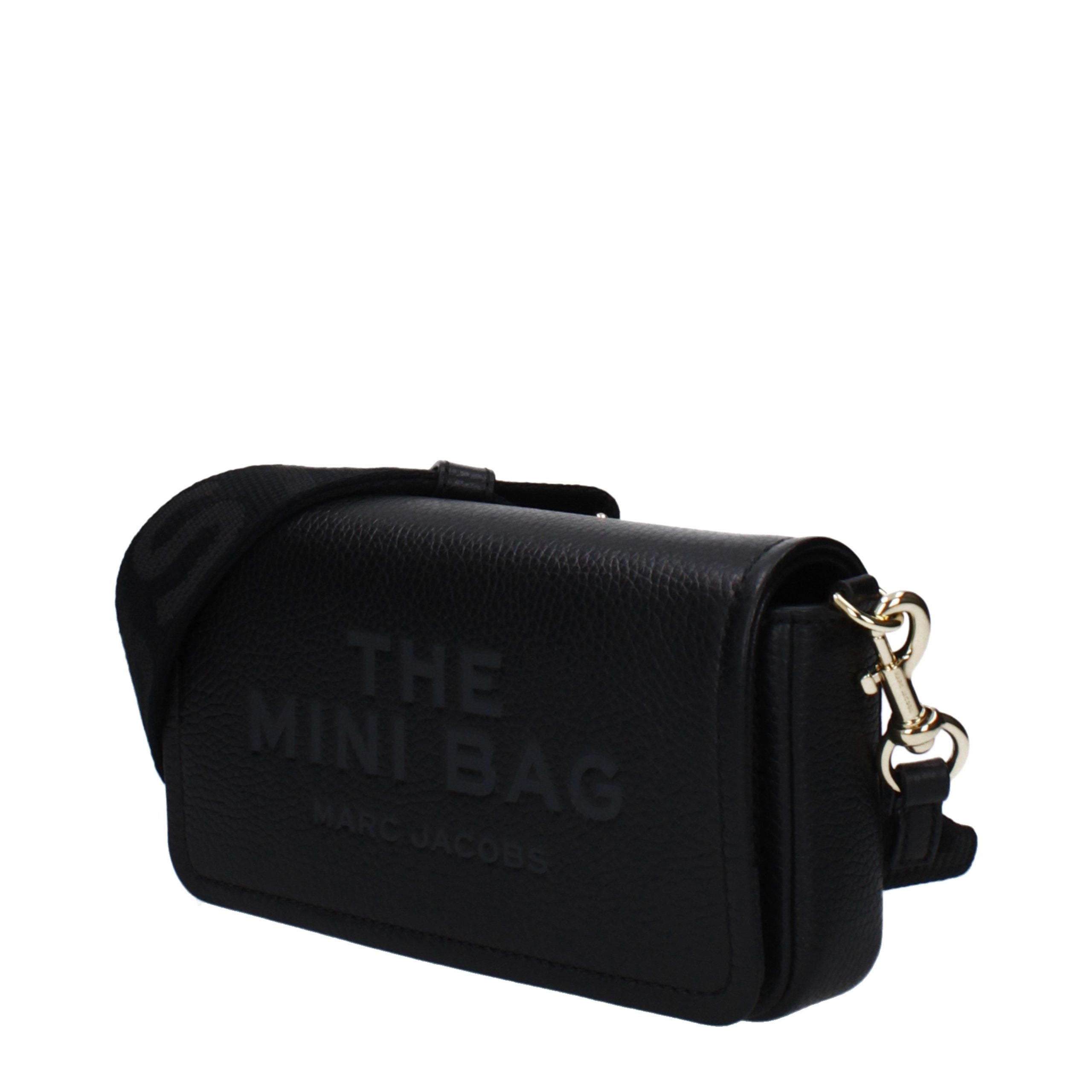 Mini Black Leather Crossbody Bag