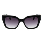 140mm Black Acetate Square Sunglasses
