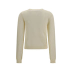 Beige Diamond-Pattern Cotton Cardigan