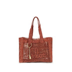 East-West Summer Banana Raffia Tote Bag