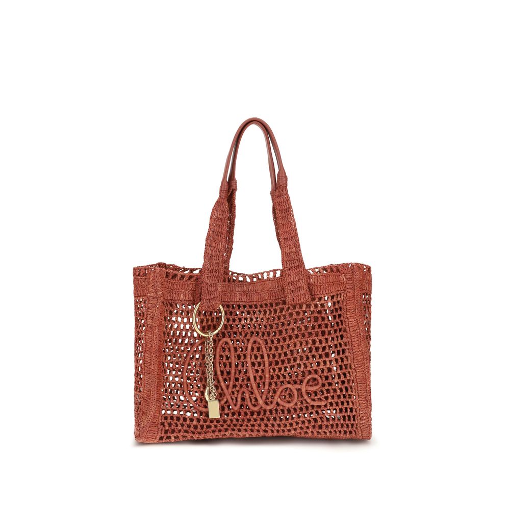 East-West Summer Banana Raffia Tote Bag