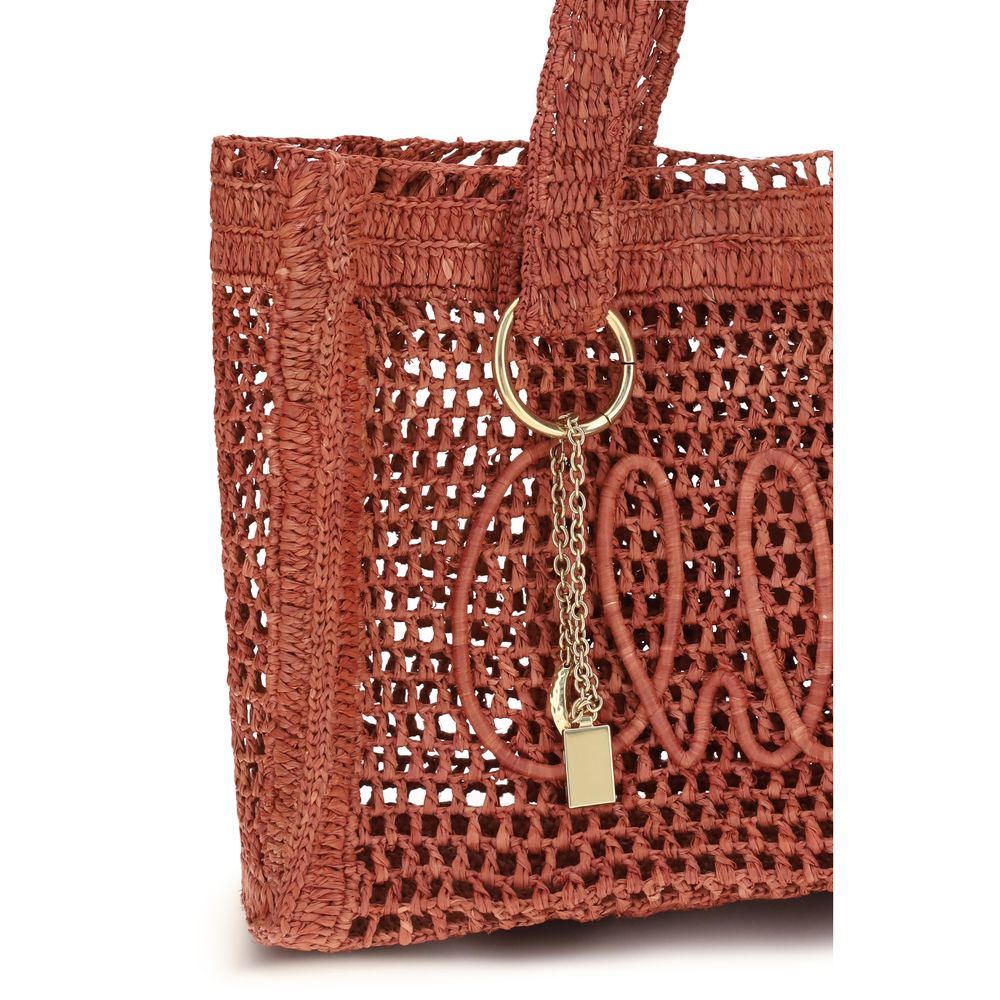 East-West Summer Banana Raffia Tote Bag