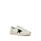 White Calf Leather Stardan Sneakers