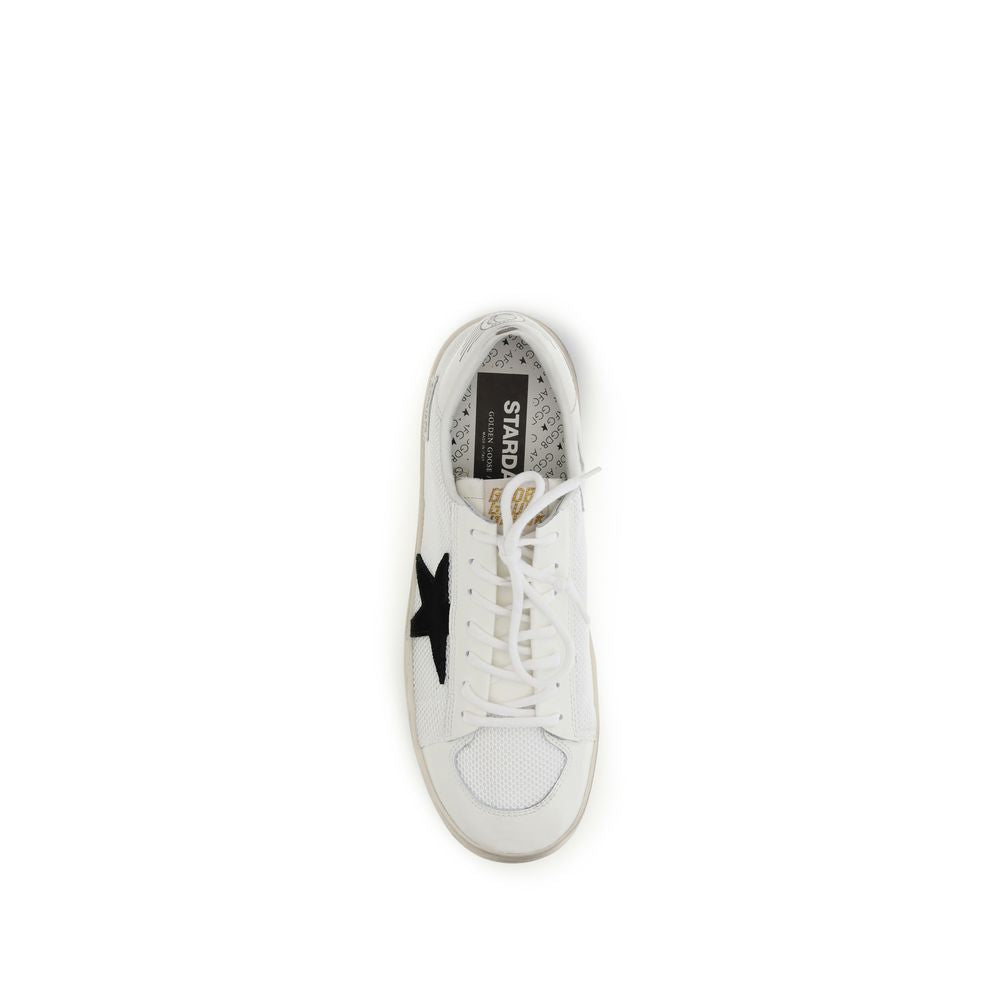 White Calf Leather Stardan Sneakers