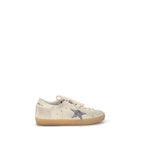 Beige Calf Leather Super Star Sneakers