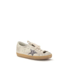 Beige Calf Leather Super Star Sneakers