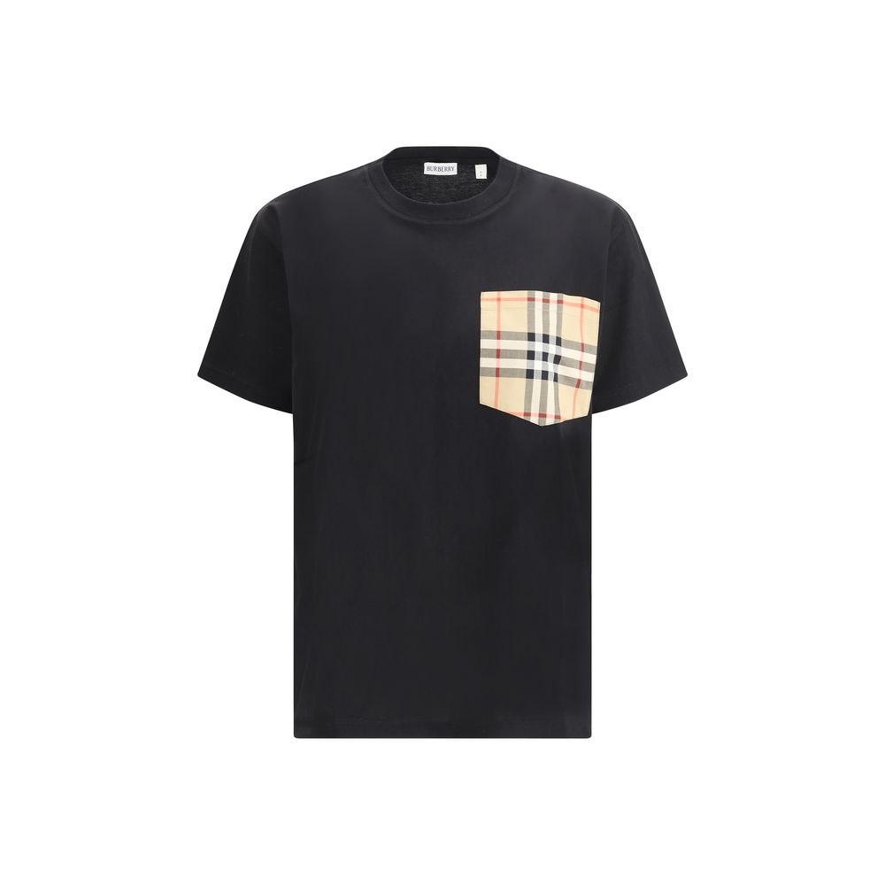Archive Check Pocket Oversize Cotton T-Shirt