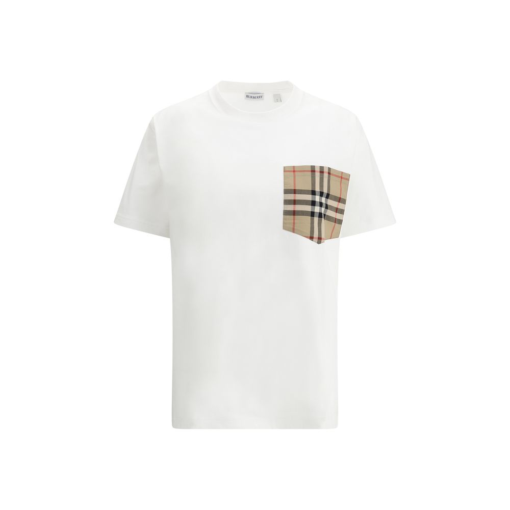 Archive Check Pocket Cotton T-Shirt