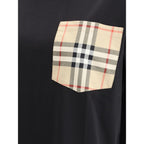 Archive Check Pocket Oversize Cotton T-Shirt