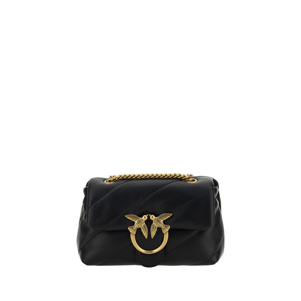Love Mini Puff Quilted Calf Leather Shoulder Bag