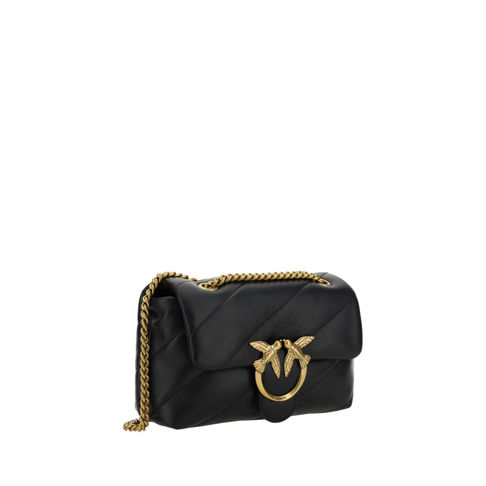 Love Mini Puff Quilted Calf Leather Shoulder Bag