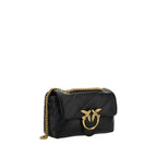 Love Mini Puff Quilted Calf Leather Shoulder Bag