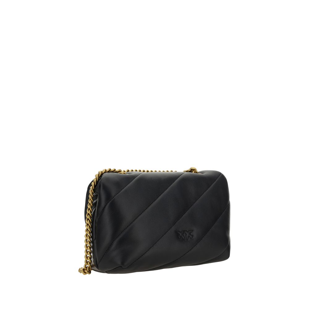 Love Mini Puff Quilted Calf Leather Shoulder Bag
