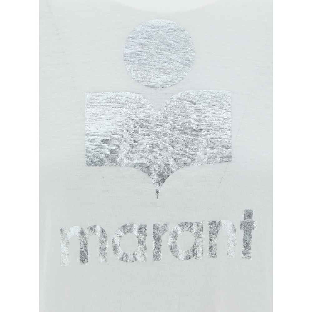White Linen Zewel T-Shirt