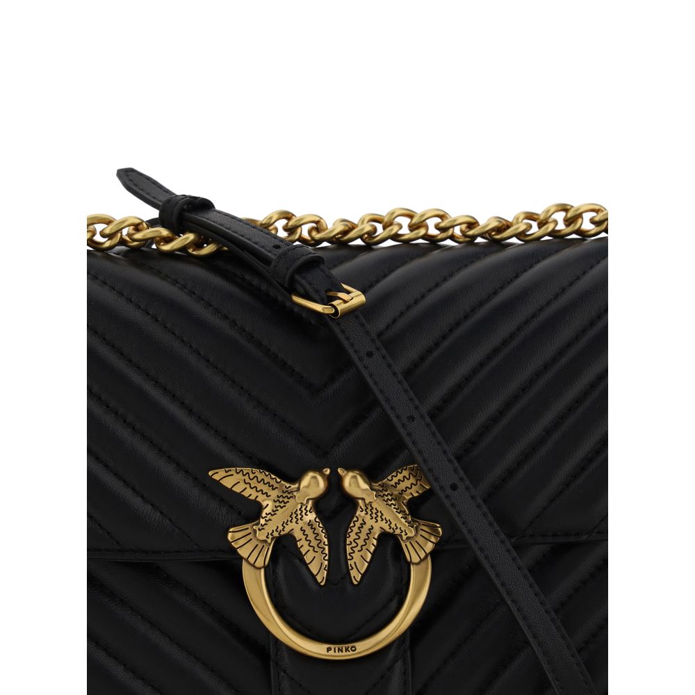 Love One Classic Calf Leather Shoulder Bag
