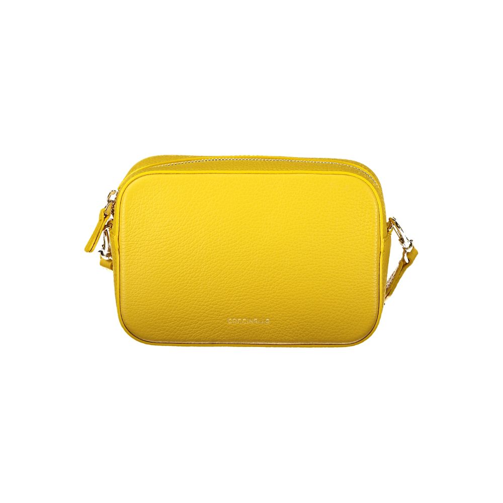 Giallo Leather Tebe Handbag