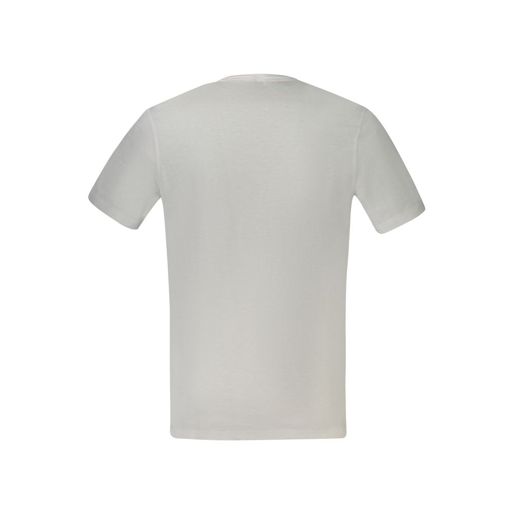 White Cotton T-Shirt Boss Short Sleeve