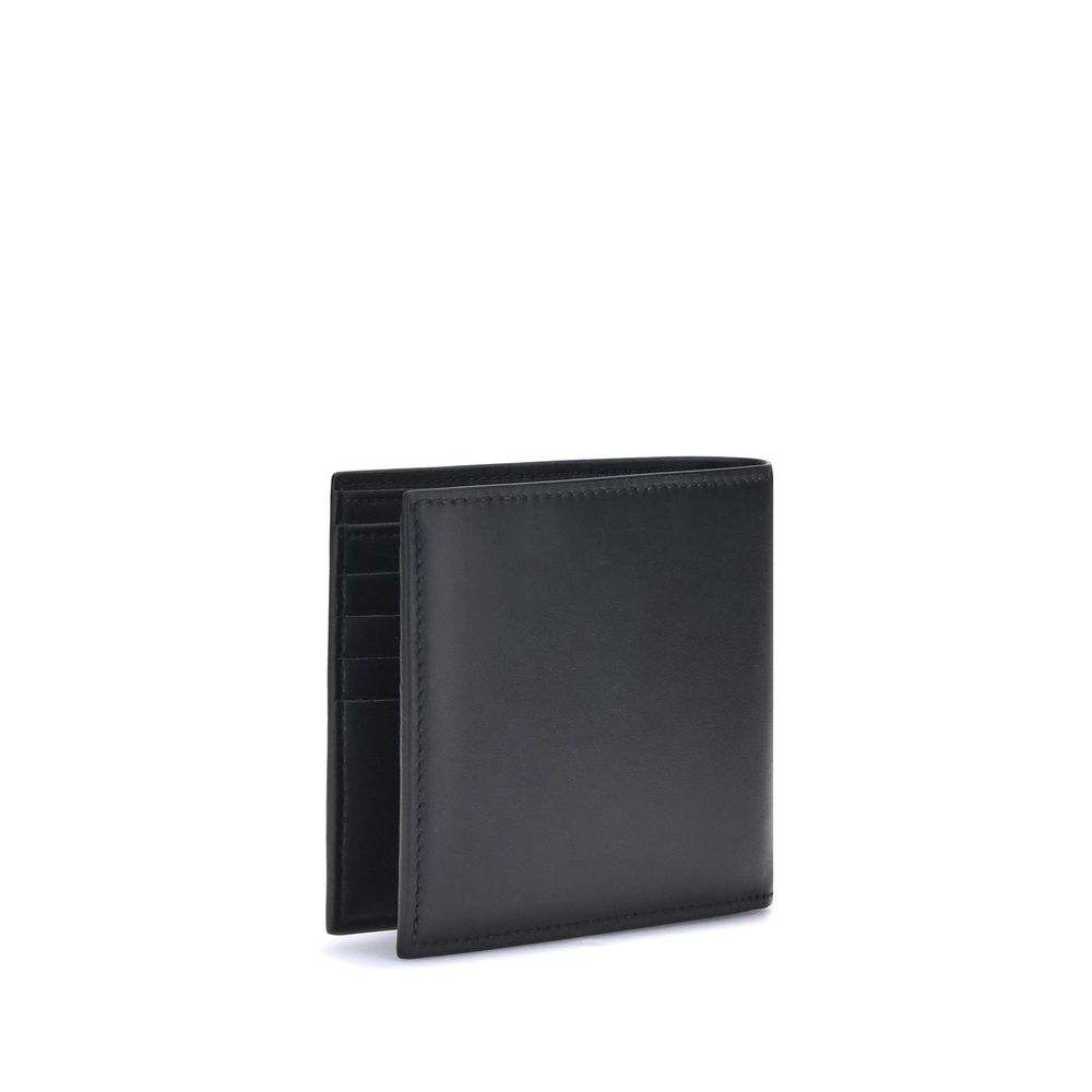 Calf Leather Logo Wallet