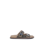 Brown Calf Leather Sandals