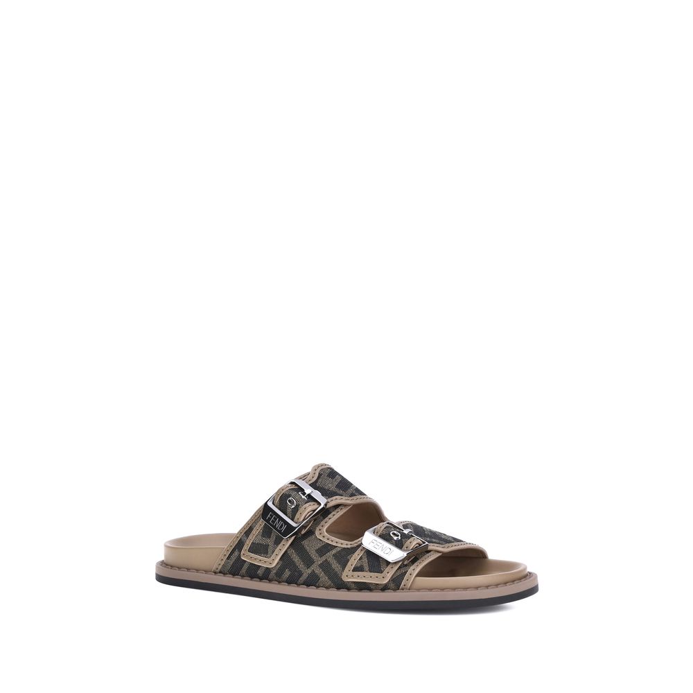 Brown Calf Leather Sandals
