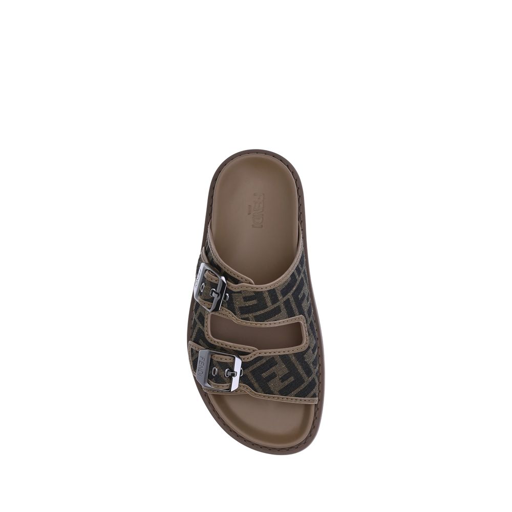 Brown Calf Leather Sandals