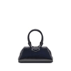 Antigona East-West Mini Handbag In Black Calf Leather