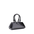 Antigona East-West Mini Handbag In Black Calf Leather