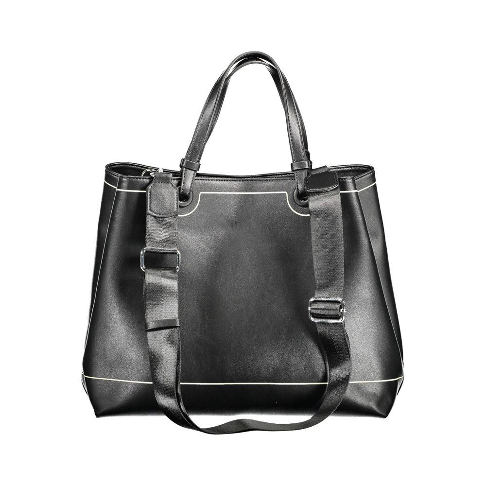 Nero Polyurethane Shoulder Bag