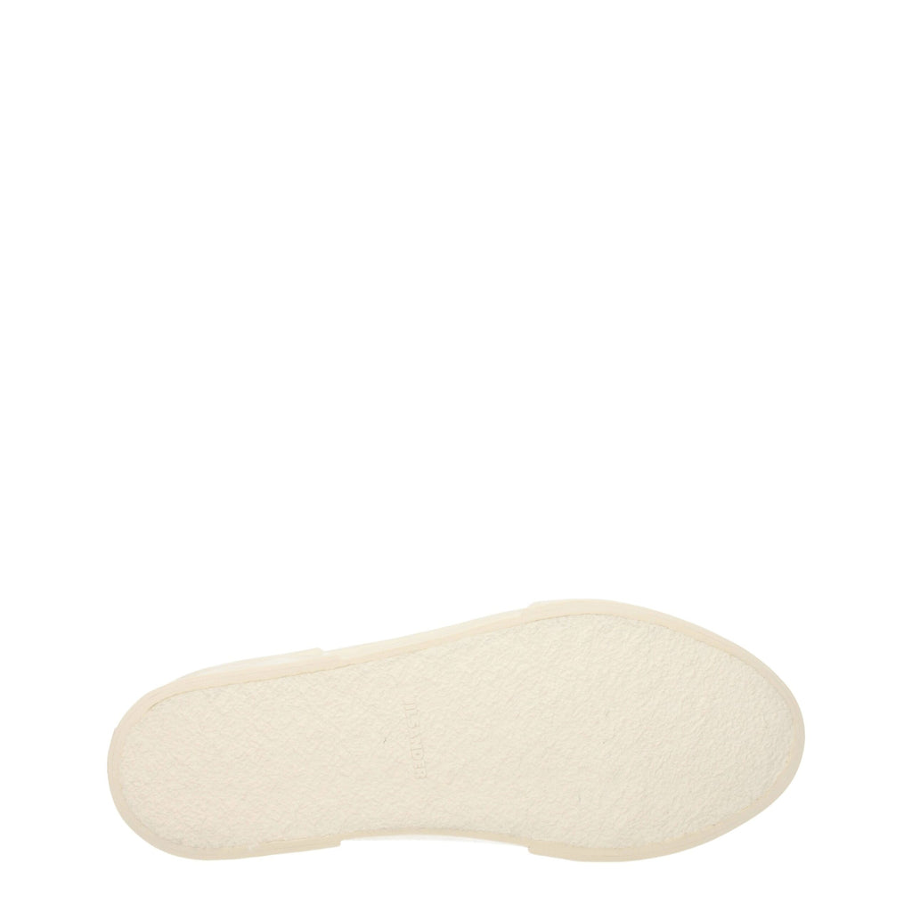 Beige Fabric Low Top Sneakers