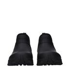 Black Rubber Ankle Boots