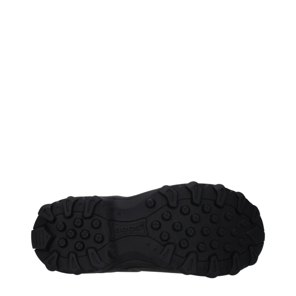 Black Rubber Ankle Boots
