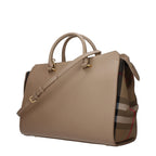 Medium Beige Leather Handbag