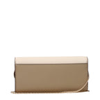 Beige Leather Emerson Clutch Bag