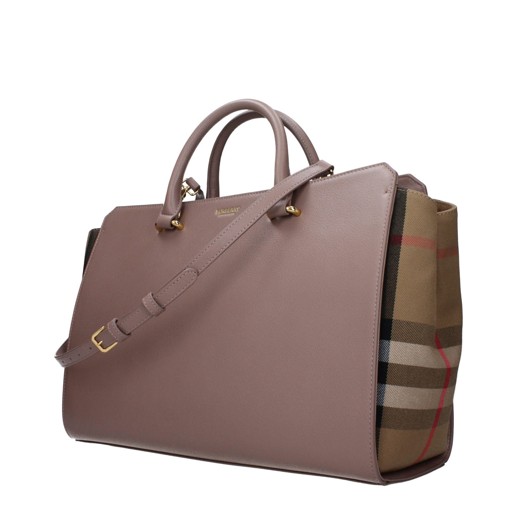 Small Banwell Gray Leather Handbag