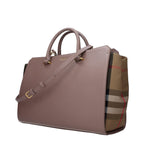 Small Banwell Gray Leather Handbag