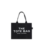 Black Cotton Large Tote