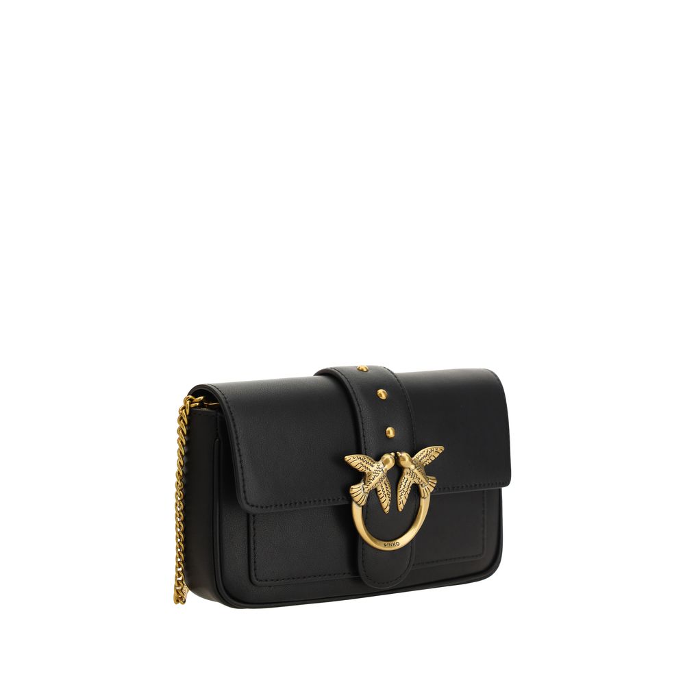 Calf Leather Love One Shoulder Bag
