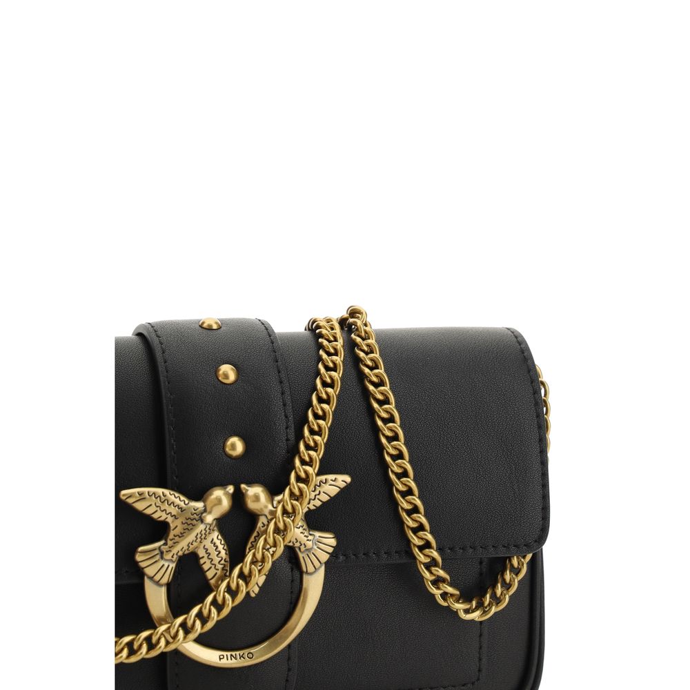 Calf Leather Love One Shoulder Bag