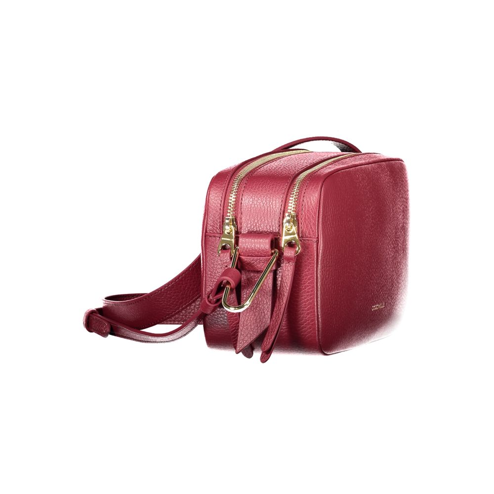 Malory Leather Shoulder Bag in Viola