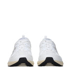 White Fabric Sneakers
