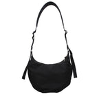 Black Nylon Medium Crossbody Bag