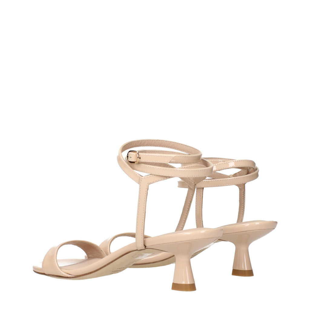 Nudistwrap 50 Patent Leather Stiletto Heel Sandals