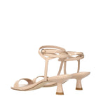 Nudistwrap 50 Patent Leather Stiletto Heel Sandals