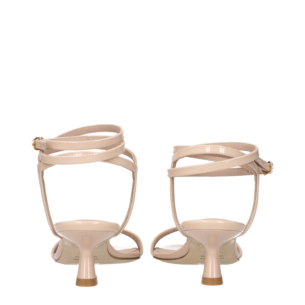 Nudistwrap 50 Patent Leather Stiletto Heel Sandals