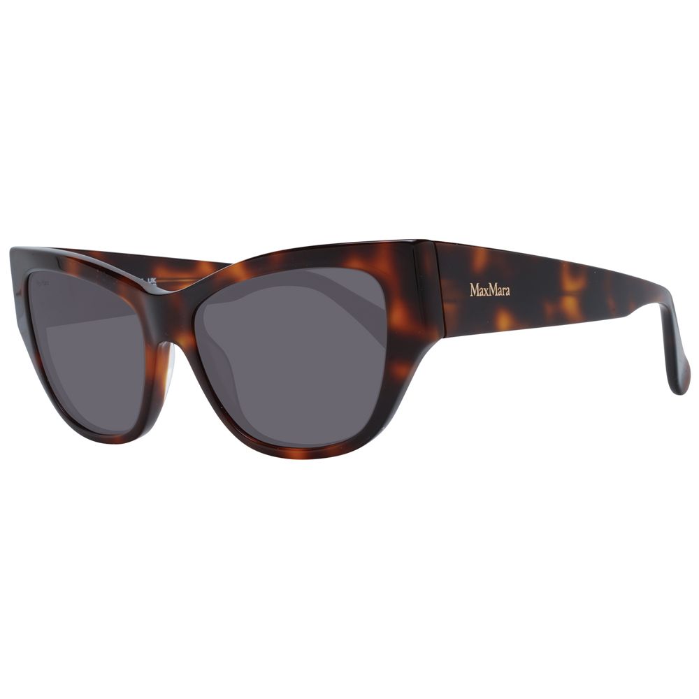 Brown Plastic Cat Eye Sunglasses