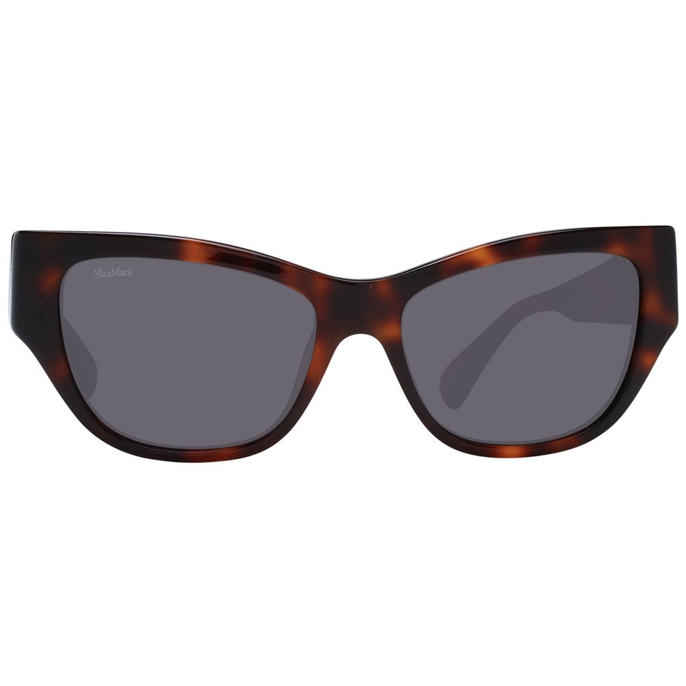 Brown Plastic Cat Eye Sunglasses