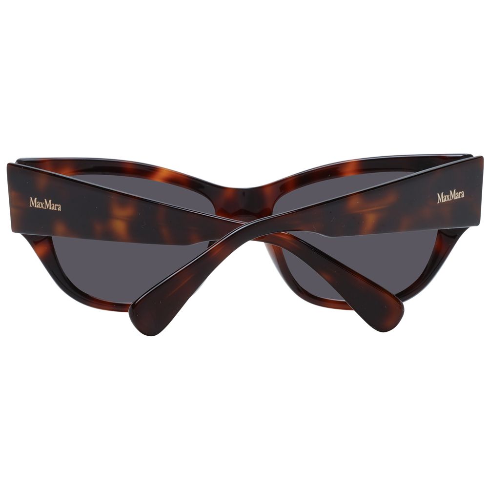 Brown Plastic Cat Eye Sunglasses