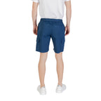 Blue Cotton Sariel Bermuda Shorts