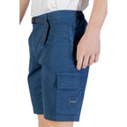 Blue Cotton Sariel Bermuda Shorts